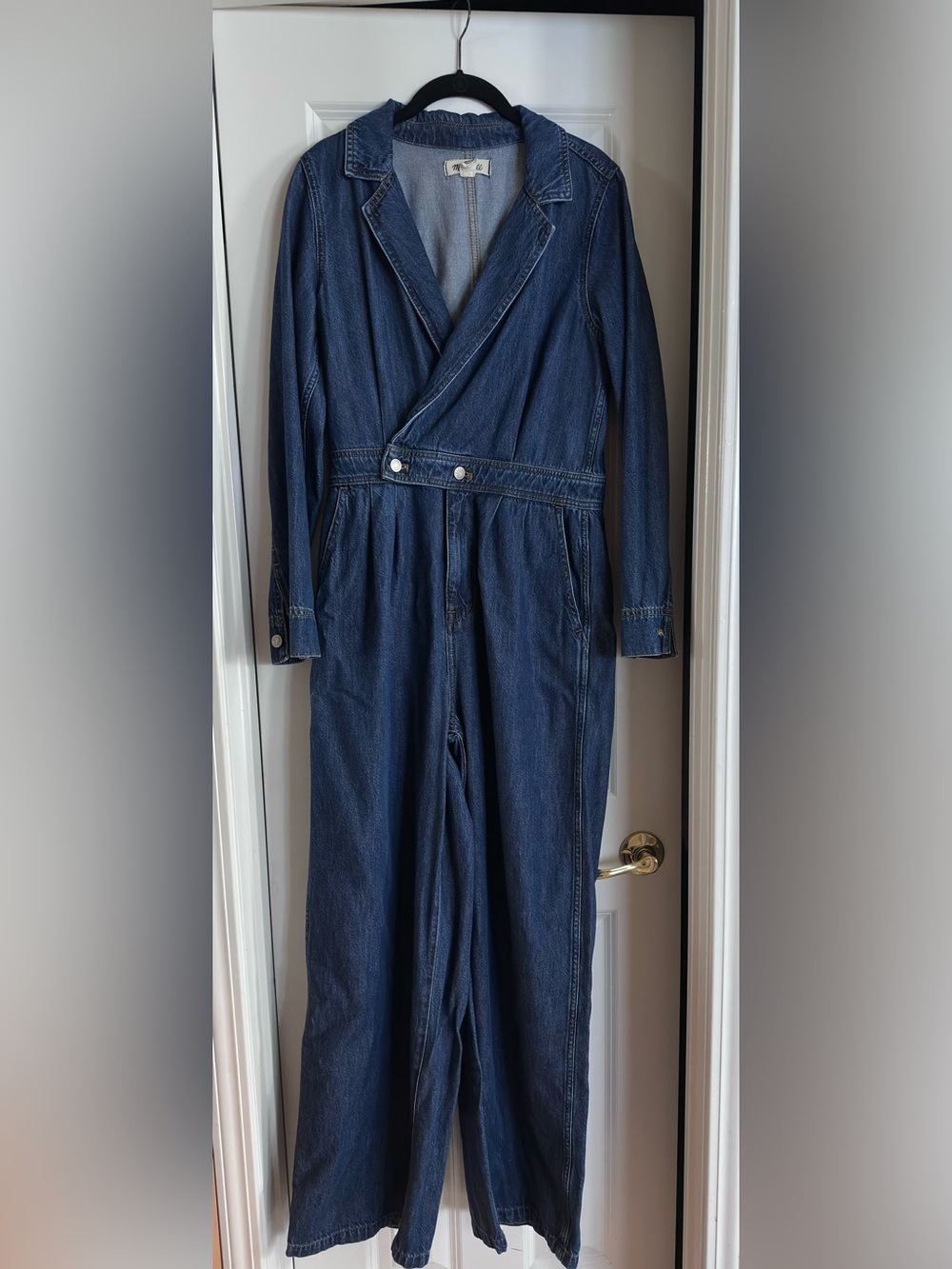 Madewell Tailored Denim Jumpsuit